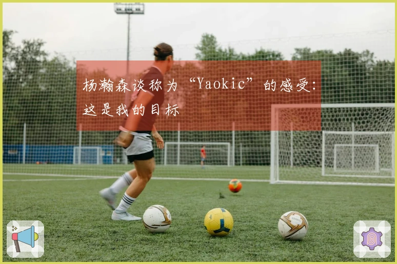 杨瀚森谈称为“Yaokic”的感受：这是我的目标